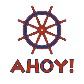 Ships Wheel+AHOY Type